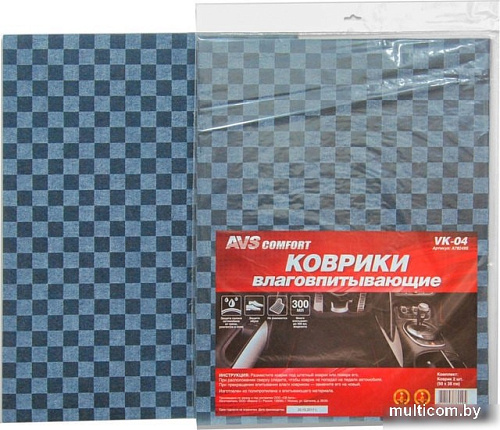 Комплект ковриков для авто AVS VK-04 (2 шт)