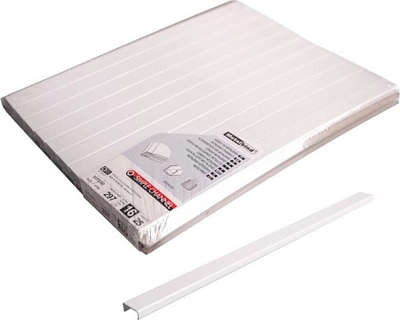 Металлический канал для переплета OPUS O.Simple Channel 297x16 мм OSC16BIA29725 (25 шт, белый)