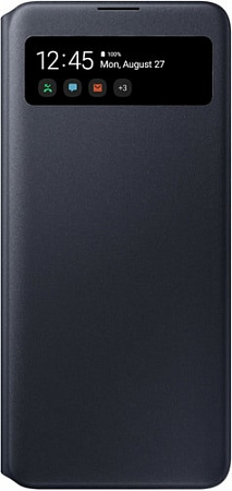 Чехол Samsung S View Wallet Cover A71 (черный)
