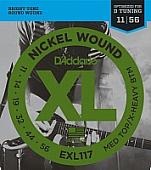 Струны для гитары D'Addario EXL-117