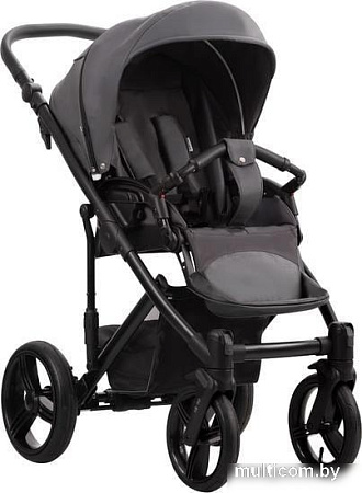 Универсальная коляска BEBETTO Magnum Prima 2020 (2 в 1, 03, черная рама)