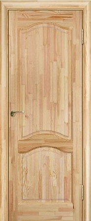 Межкомнатная дверь Юркас ПМЦ № 7 ДГ 80x200 (сосна неокрашенная)