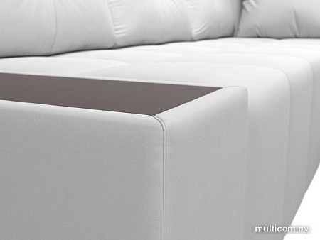 Угловой диван Mebelico Амадэус 109702 (правый, экокожа, белый)