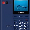 Кнопочный телефон Maxvi B231 (синий)
