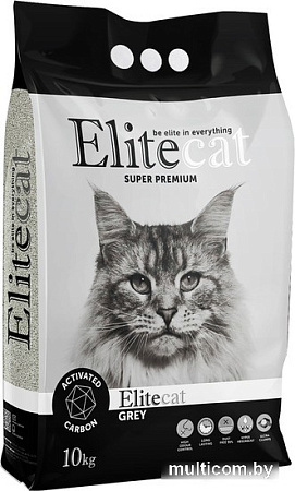 Наполнитель для туалета EliteCat Activated Carbon с активированным углем 10 кг