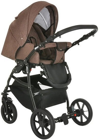 Коляска-люлька Pituso Nino (2 в 1, 3001 brown)