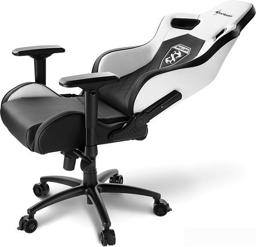 Кресло Sharkoon Shark Skiller SGS4 BK/WH (черный/белый)