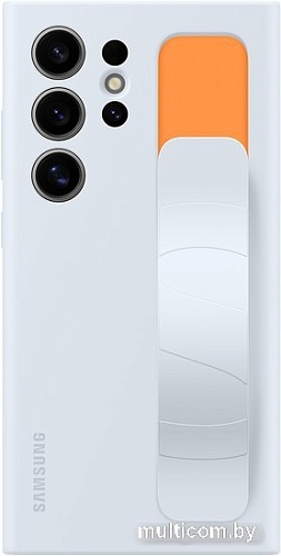 Чехол для телефона Samsung Standing Grip Case S24 Ultra (светло-голубой)