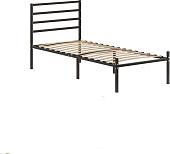 Кровать Домаклево Металика Г4 80x200 (черный)