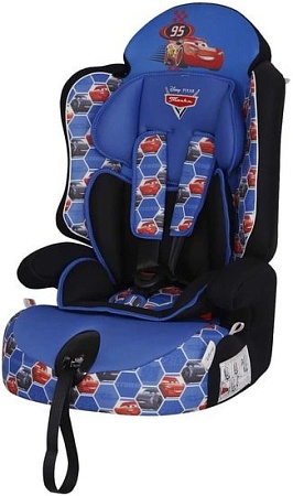 Детское автокресло Siger Драйв Disney Тачки (ячейки синий)