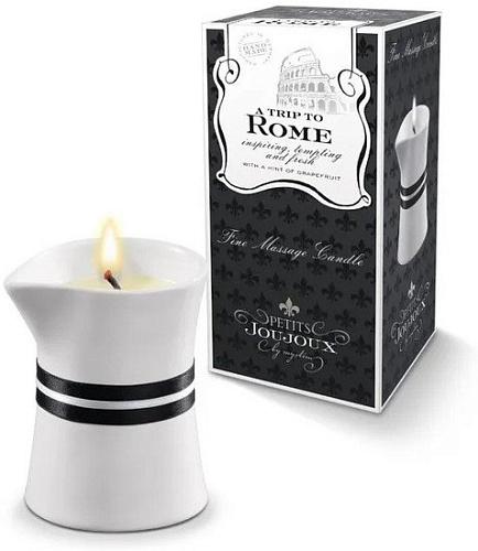 Массажная свеча Petits Joujoux Rome грейпфрут и бергамот 46721 (120 г)