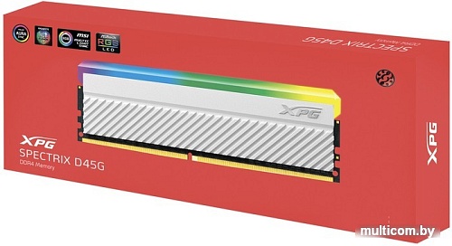 Оперативная память A-Data XPG Spectrix D45G RGB 2x8ГБ DDR4 4133 МГц AX4U41338G19J-DCWHD45G