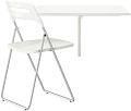 Туалетный/интерьерный столик Ikea Норберг/Ниссе (белый) 492.291.62
