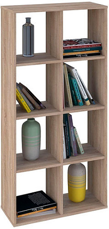 Стеллаж Polini Kids Home Smart кубический 8 секций 0001693.68 (дуб)