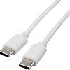 Кабель Rexant 18-1833 USB Type-C - USB Type-C (1 м, белый)