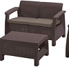 Набор садовой мебели Keter Corfu Set 223201 (коричневый)