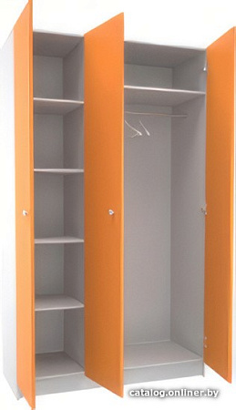 Шкаф распашной МДК Феникс СК3Ф-О 3-х створчатый 1200x490x1980 (оранжевый)