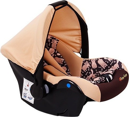 Детское автокресло Еду-Еду KS 321 (бежевые коты)