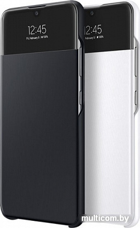 Чехол Samsung S View Wallet Cover для Samsung Galaxy A32 (черный)