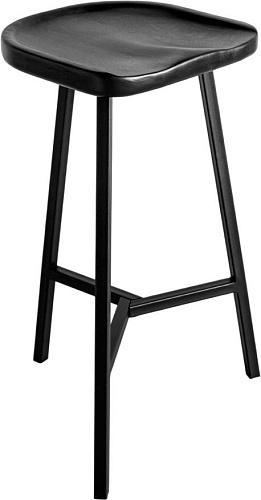 Табурет Stal-Massiv PopART-65 (черный/черный)