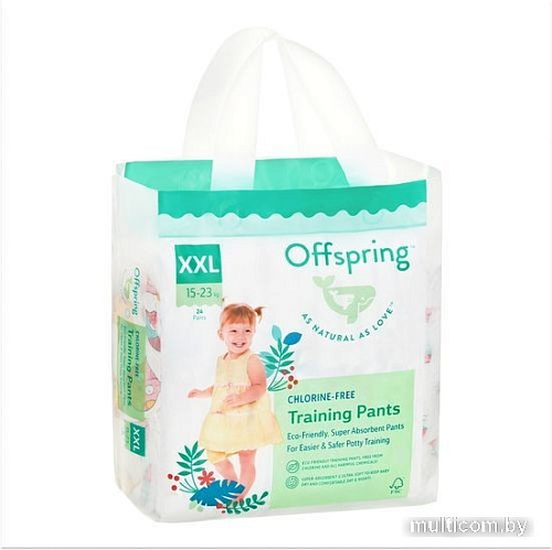 Трусики-подгузники Offspring XXL 15-23кг Совы (24 шт)