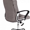 Офисное кресло TetChair Oxford хром/флок (серый)