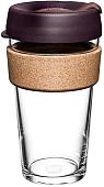Многоразовый стакан KeepCup Brew Cork L Alder 454мл (фиолетовый)