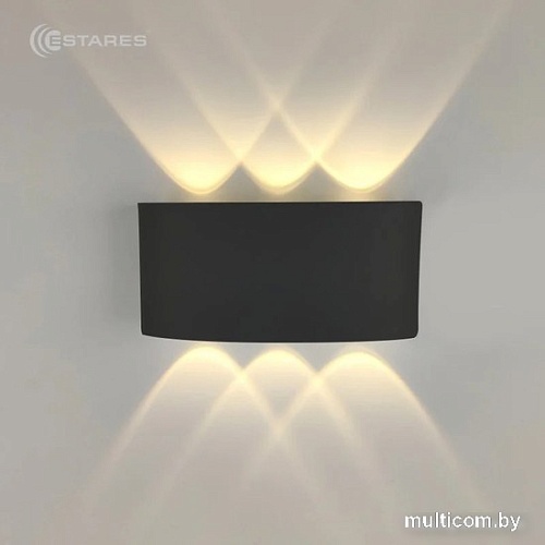 Бра Estares Linza Six 6W R-170-WW-BLACK-220-IP54