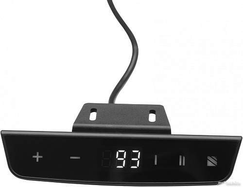 Стол Smartstol Slim 140x80x1.8 (черный/дуб санома)