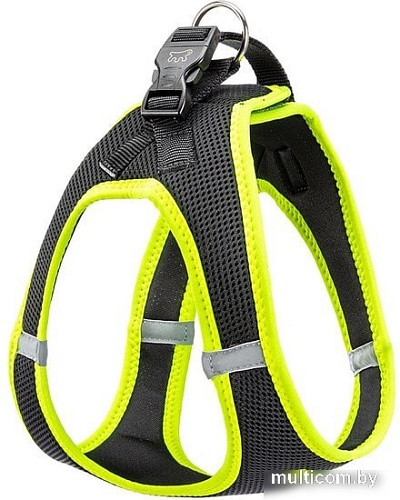 Шлейка Ferplast Kaori P 75469021 (XXS, черный/зеленый)