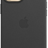 Чехол Apple MagSafe Leather Case для iPhone 12 Pro Max (черный)