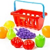 Корзина игрушечная Полесье Набор продуктов с корзинкой №2 46963