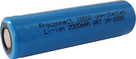 Аккумуляторы PROconnect 18650 2000mAh