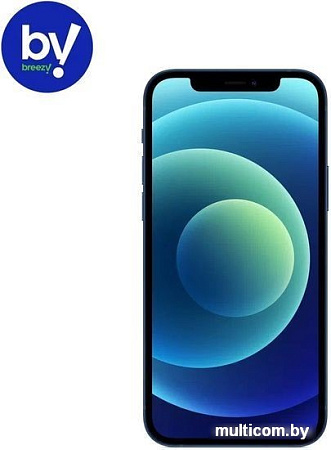 Смартфон Apple iPhone 12 64GB Воcстановленный by Breezy, грейд A (синий)