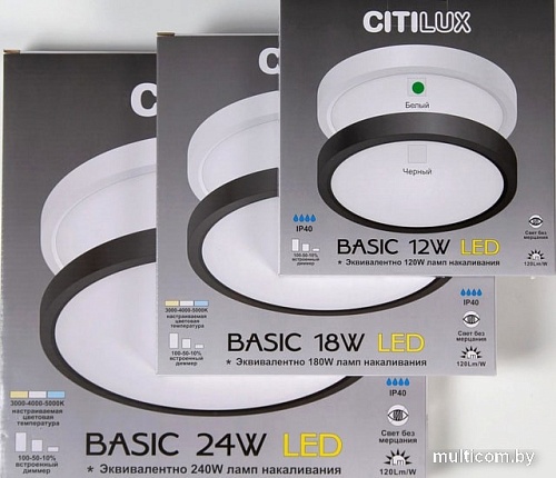 Люстра-тарелка Citilux Бейсик CL738241V