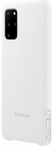 Чехол Samsung Silicone Cover для Galaxy S20+ (белый)