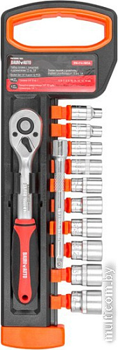 Набор трещотка с головками BaumAuto BM-014-5MSA (12 предметов)