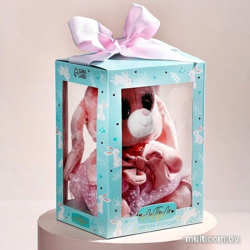 Классическая игрушка Milo Toys Зайка Ла-Пу-Ля в платье с короной 9211946