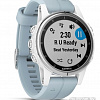 Умные часы Garmin Fenix 5S Plus (белый/голубой)