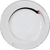 Тарелка обеденная Thun 1794 Silvia Сиренево-черная стрела СЛВ0009