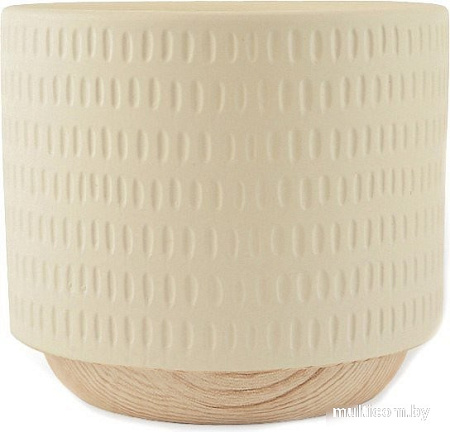 Кашпо Mandarin Decor Често P18C23104B-12milk (молочный)