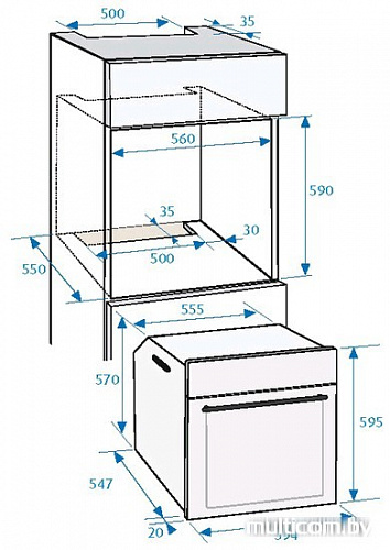 Духовой шкаф BEKO OIM 27200 AV