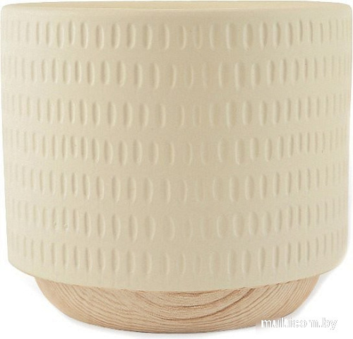 Кашпо Mandarin Decor Често P18C23104B-12milk (молочный)