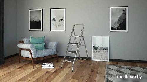 Лестница-стремянка Colombo Factotum 4 Alluminio G110AT4W (4 ступени)