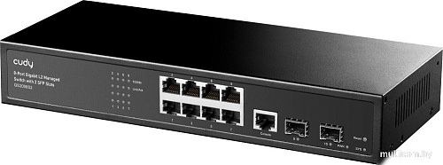 Управляемый коммутатор 2-го уровня Cudy GS2008S2 1.0
