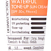 Крем солнцезащитный Derma Factory Увлажняющий Waterful Tone-Up Sun Cream SPF 50+ PA+++ (30 мл)