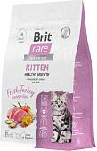 Сухой корм для кошек Brit Superpremium Kitten с индейкой для котят, беременных и кормящих кошек (здоровый рост) 400 г