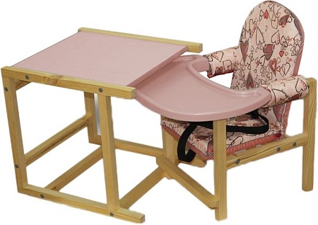 Стульчик для кормления Сенс-М СТД 07 (розовый)