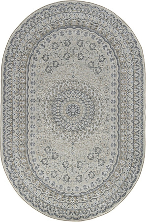 Ковер для жилой комнаты Merinos Cuba F399-OVAL-BEIGE (1.5х3)