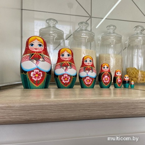 Развивающая игра Брестская Матрешка В белорусском традиционном костюме (набор 7 шт)